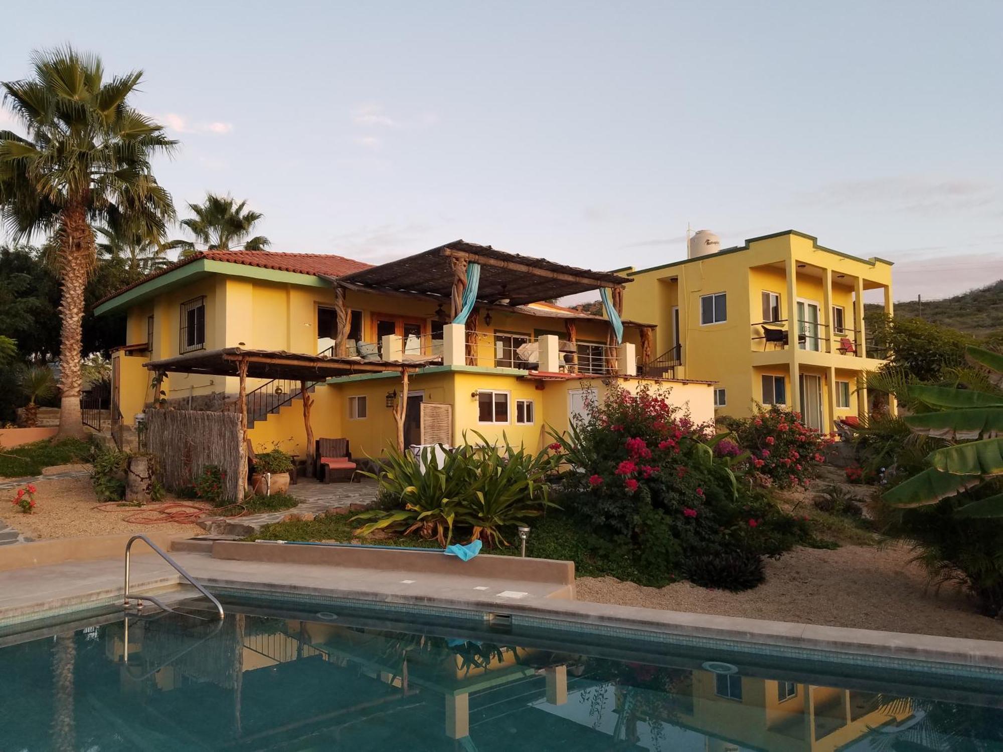 Casa Flores Casitas Todos Santos Exteriör bild